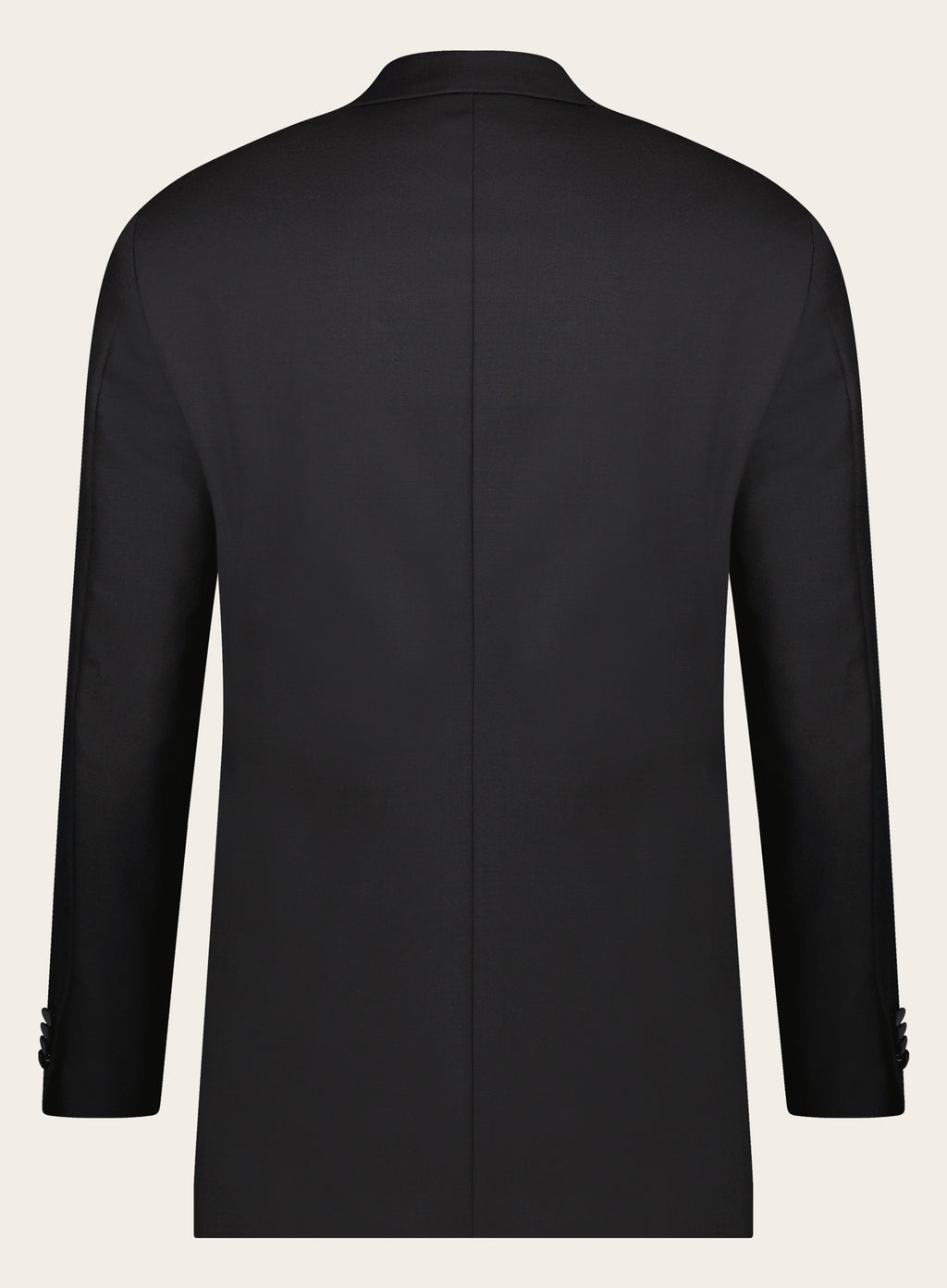 Slim-fit Tuxedo van wol | Zwart