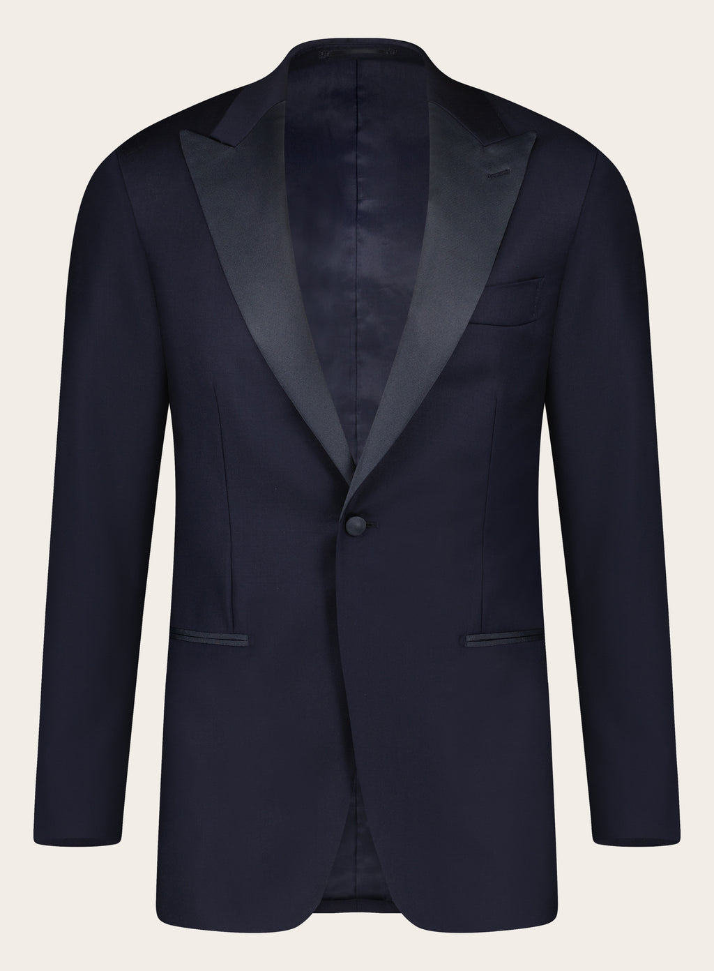 Slim-fit Tuxedo van wol | Marine