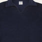 Poloshirt met lange mouwen van badstof | BLUE NAVY