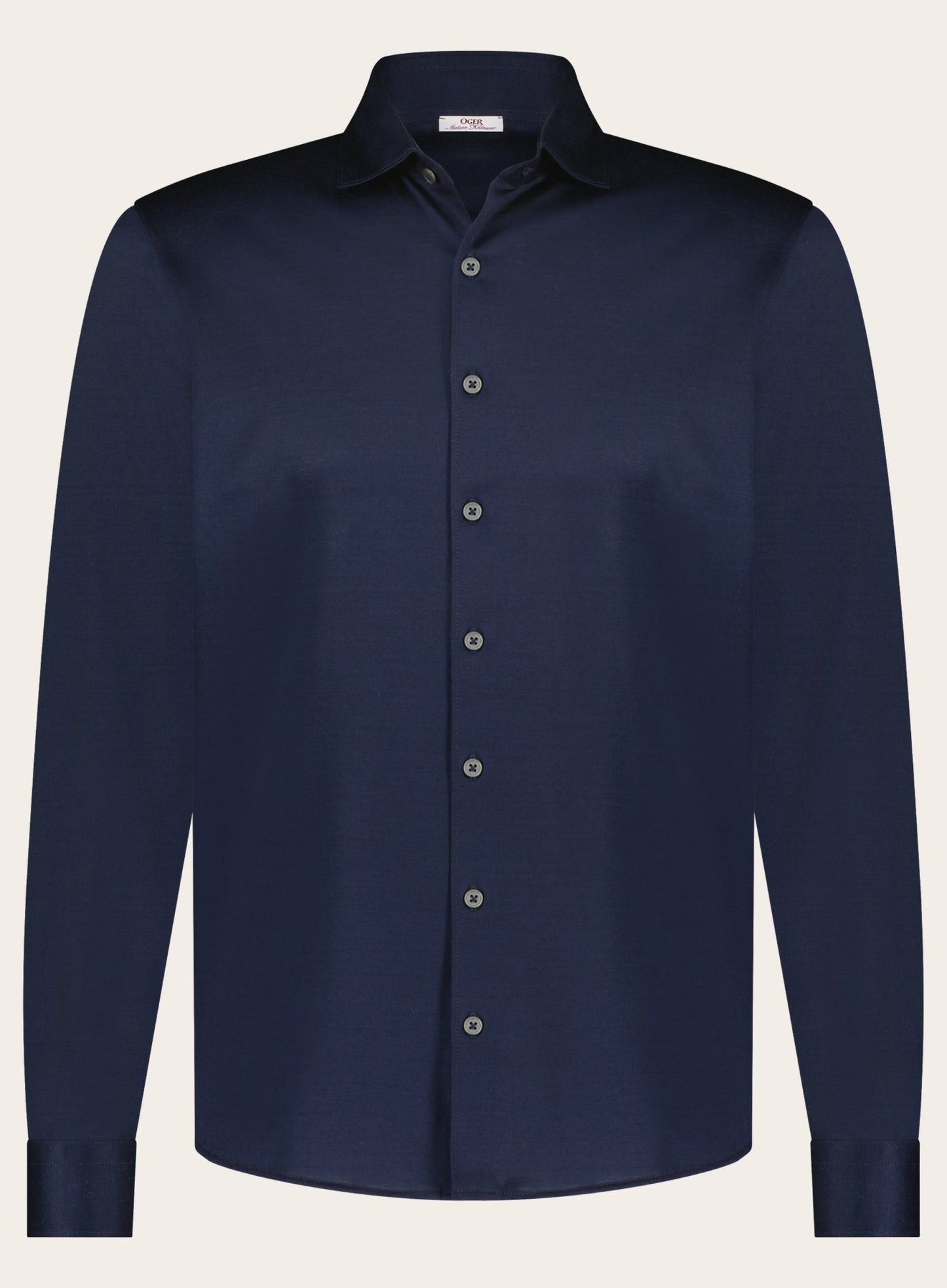 Slim-fit jersey polo shirt | BLUE NAVY