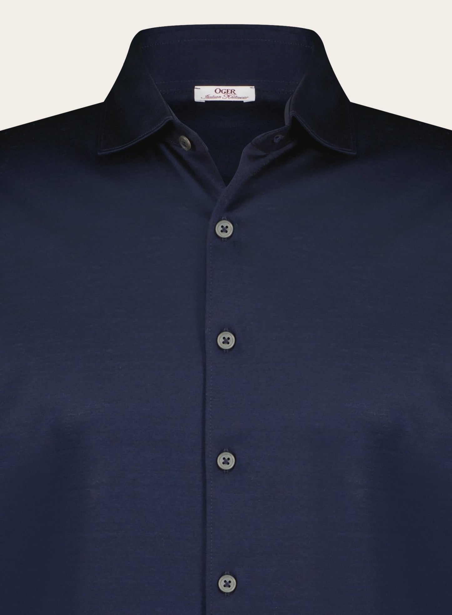 Slim-fit jersey polo shirt | BLUE NAVY