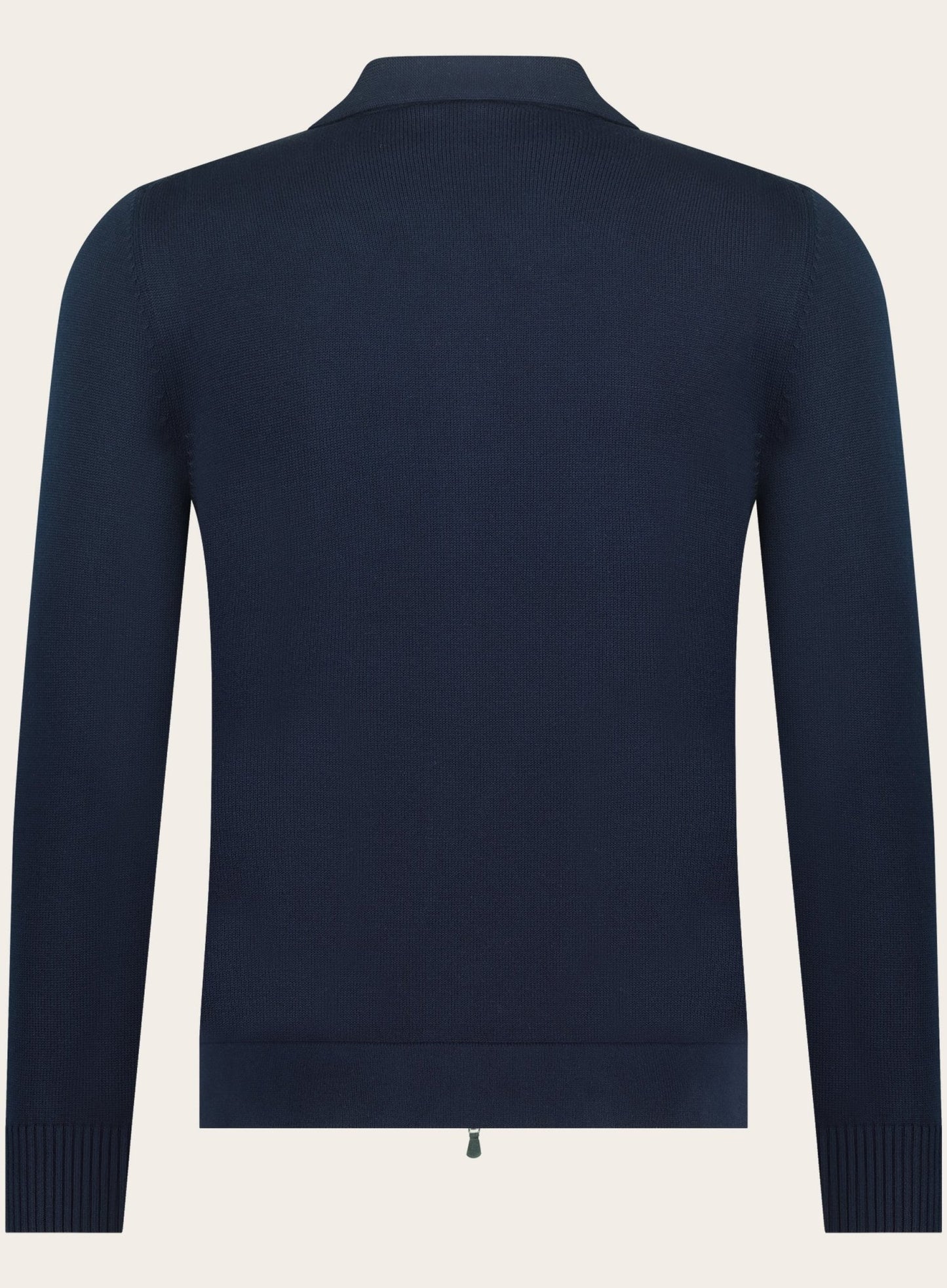 Slim-fit ritsvest | BLUE NAVY