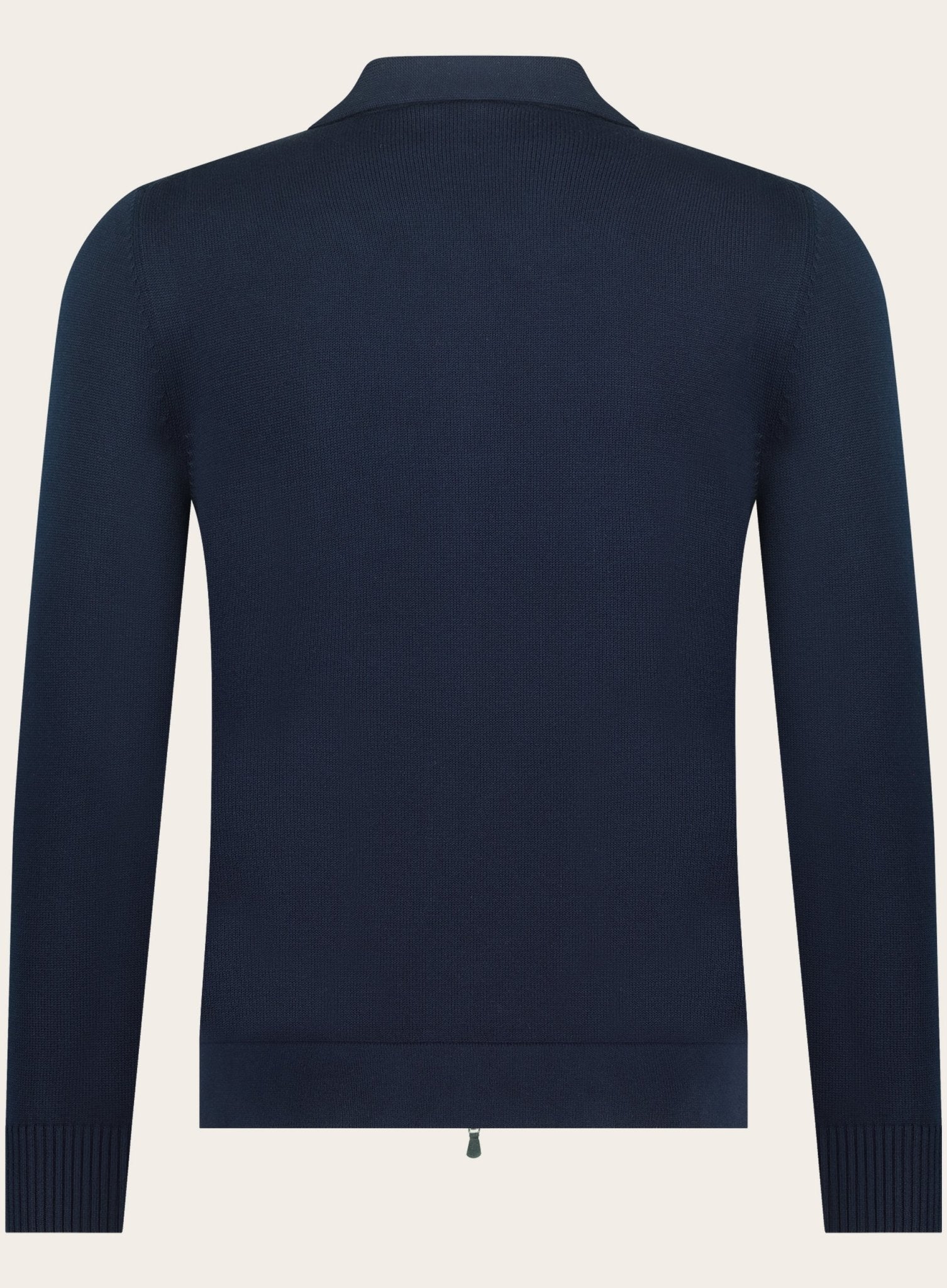 Slim-fit ritsvest | BLUE NAVY