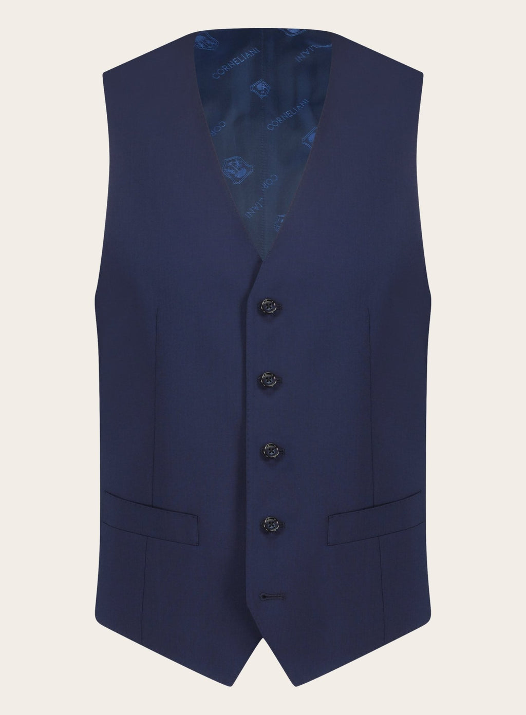 Driedelig wollen pak | BLUE NAVY