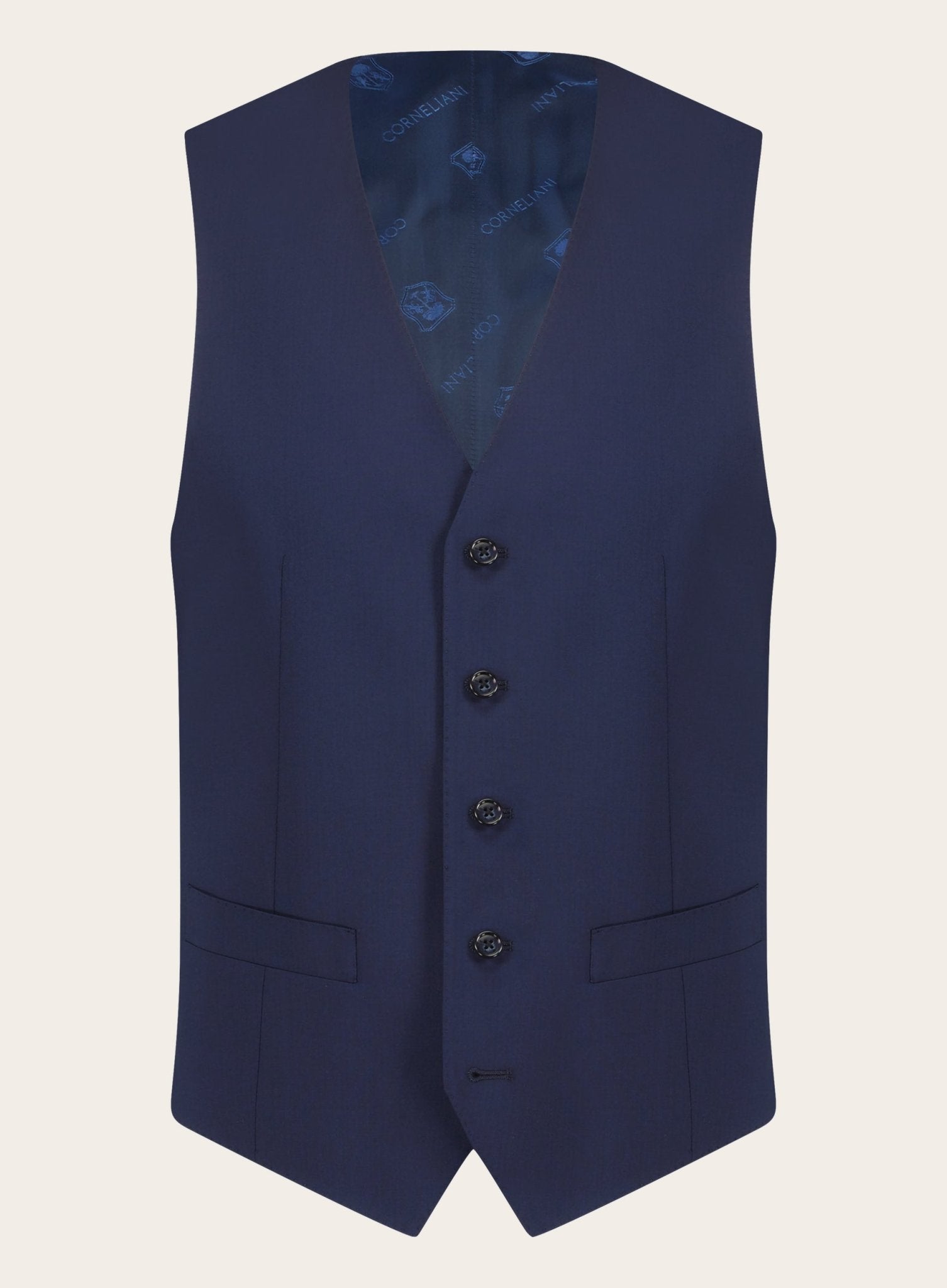 Driedelig wollen pak | BLUE NAVY