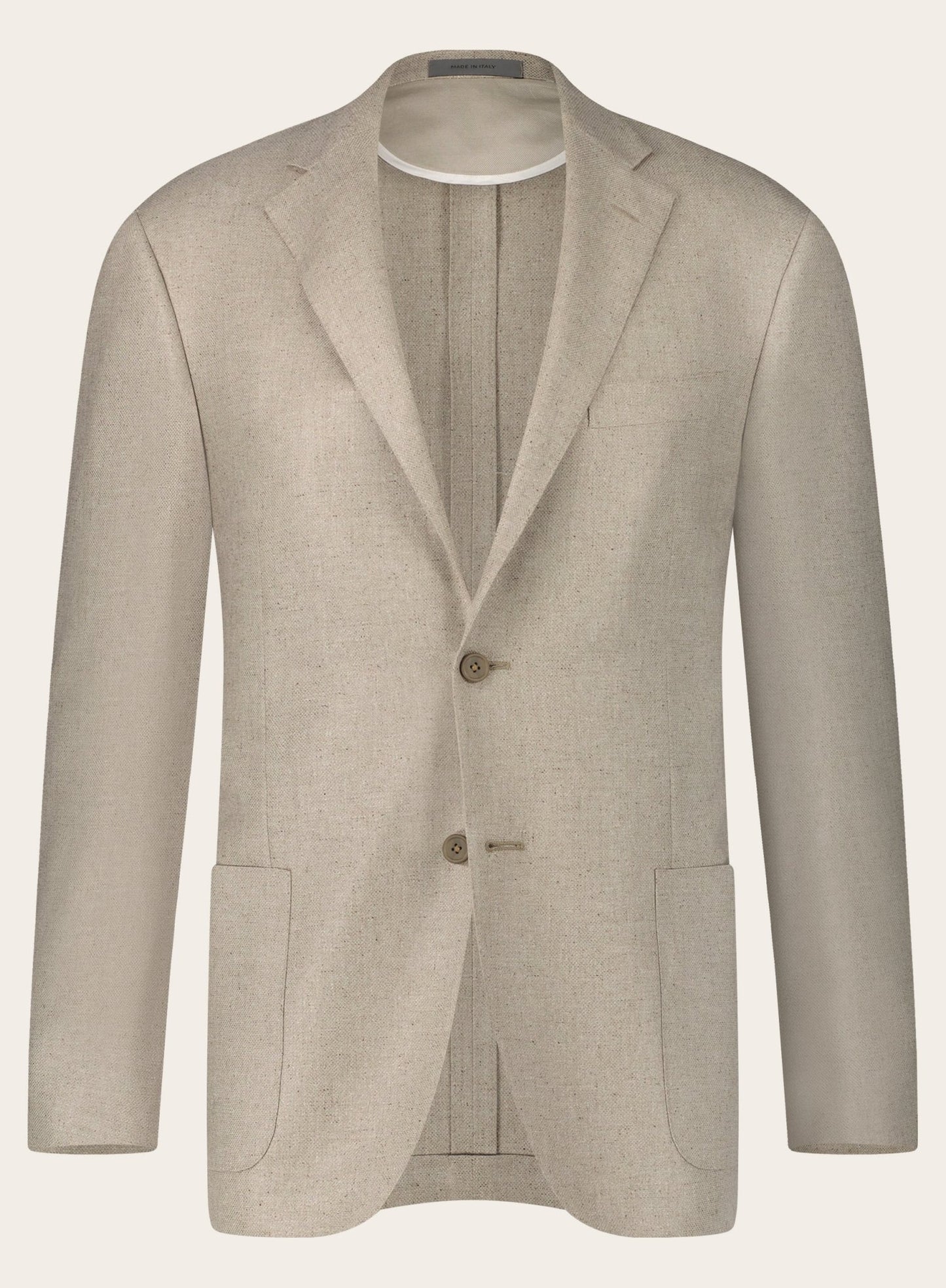 Jasje van wol en zijden | Beige