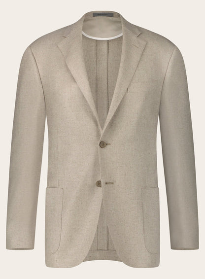 Jasje van wol en zijden | Beige