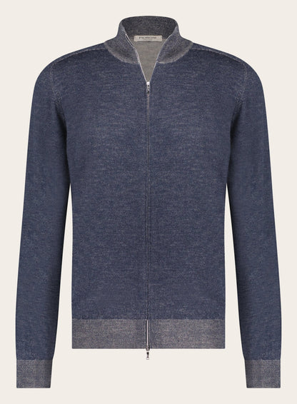 Cashmere ritsvest | BLUE NAVY