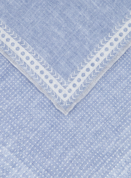 Pochet van wol en katoen | L.Blauw
