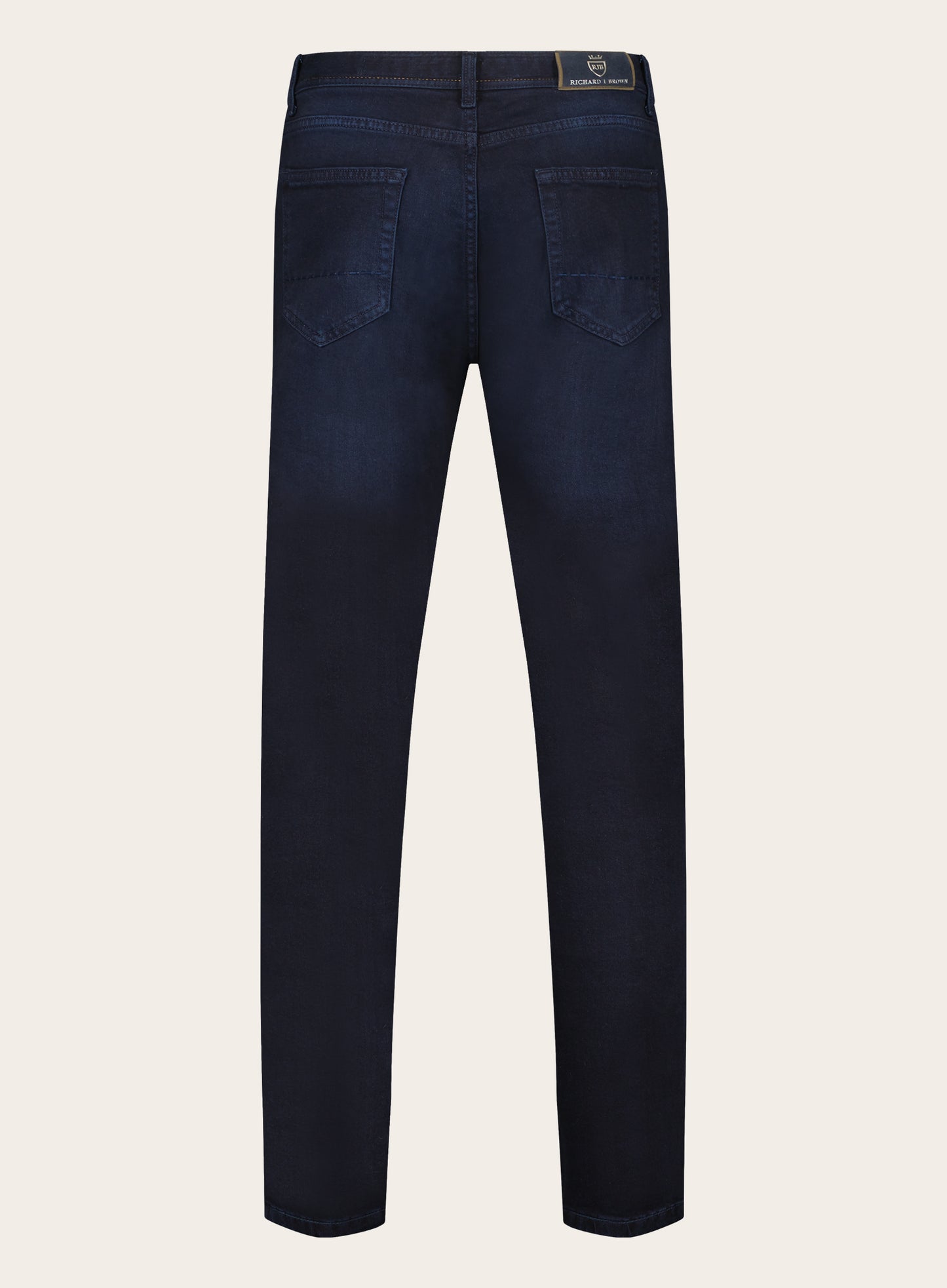 Slim-fit Tokyo jeans van katoen en cashmere | BLUE NAVY