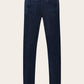Slim-fit corduroy 5-pocket van katoen en cashmere | BLUE NAVY