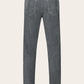 Slim-fit corduroy 5-pocket van katoen en cashmere | Grijs