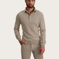 Lange mouw polo van wol | L.BEIGE