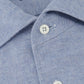 Slim-fit shirt van katoen en cashmere | L.Blauw
