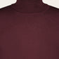 Slim-fit coltrui van wol | Bordeaux