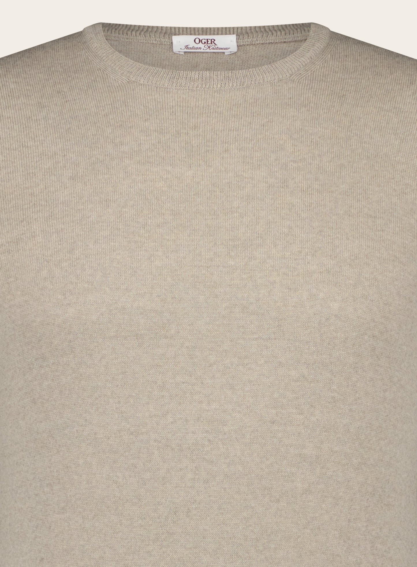 Slim-fit trui van wol | L.BEIGE
