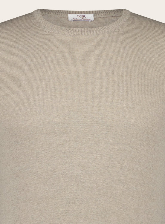 Slim-fit trui van wol | L.BEIGE