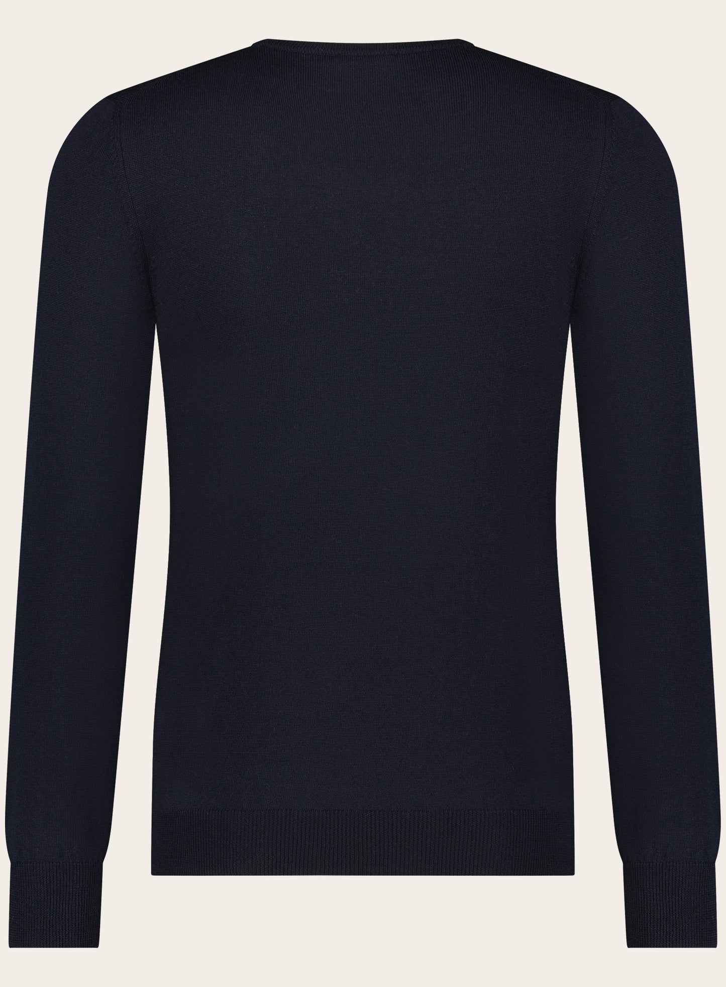 Slim-fit trui van wol | BLUE NAVY