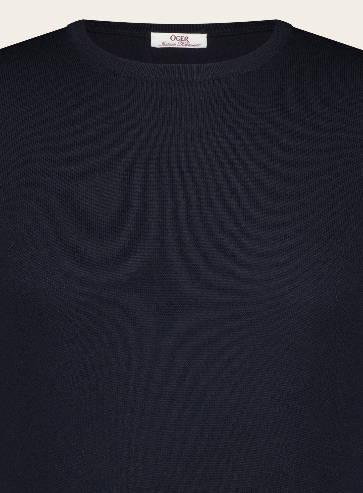 Slim-fit trui van wol | BLUE NAVY