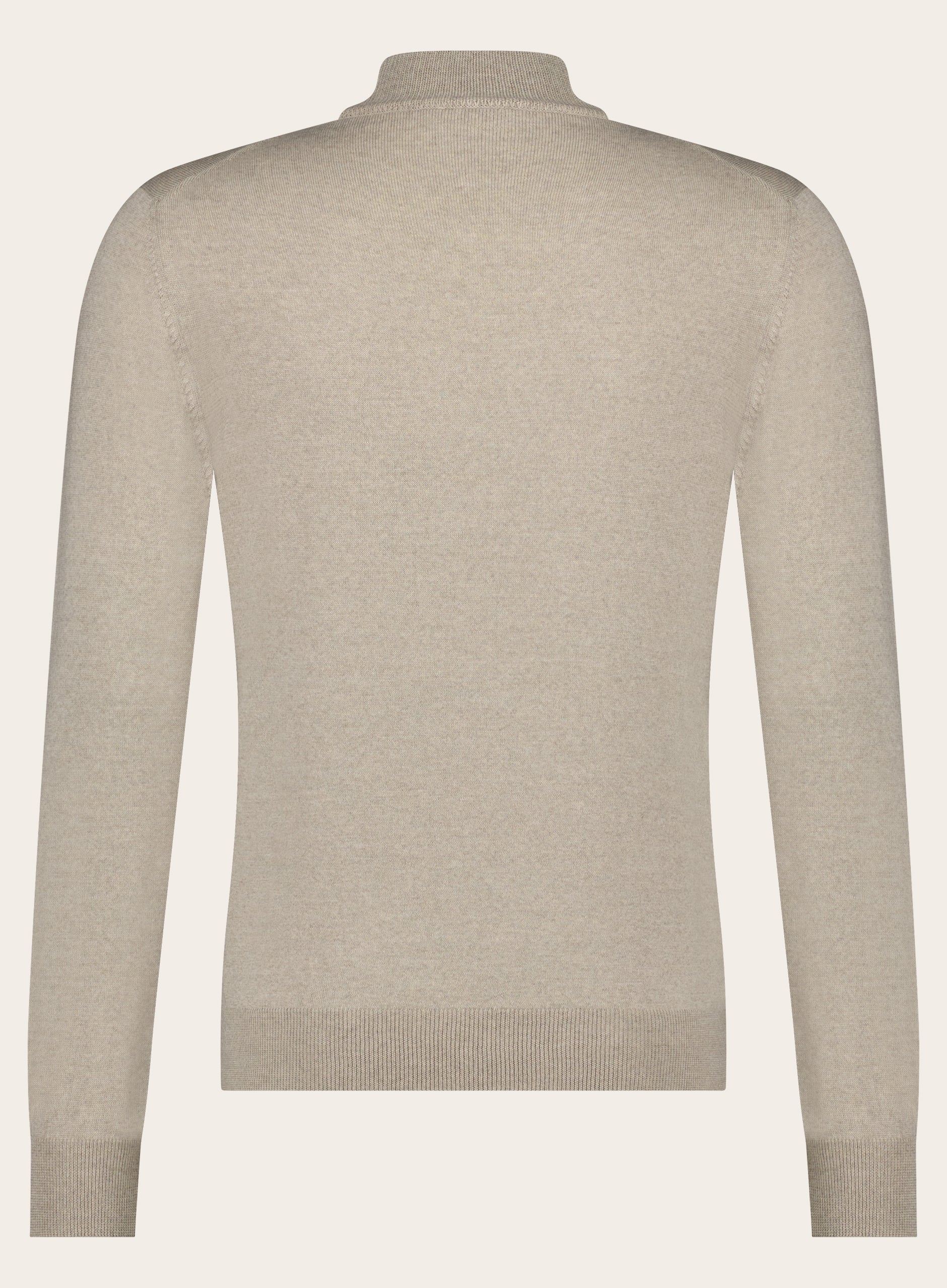 Slim-fit mockneck van wol | FULL_WIDTH | L.BEIGE