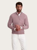 Half-zip van wol en cashmere | MODEL | FULL_WIDTH | ROZE