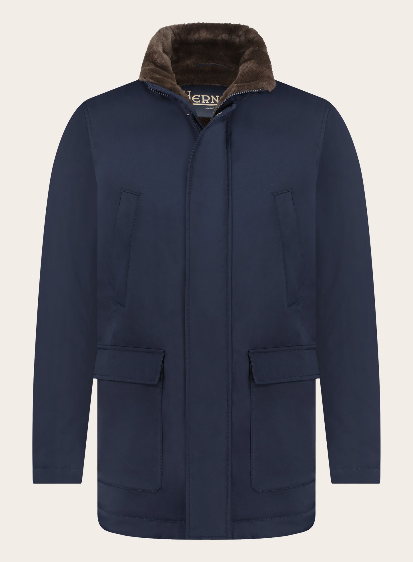 Regular-fit jas | BLUE NAVY
