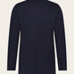 Regular-fit mantel van wol | BLUE NAVY