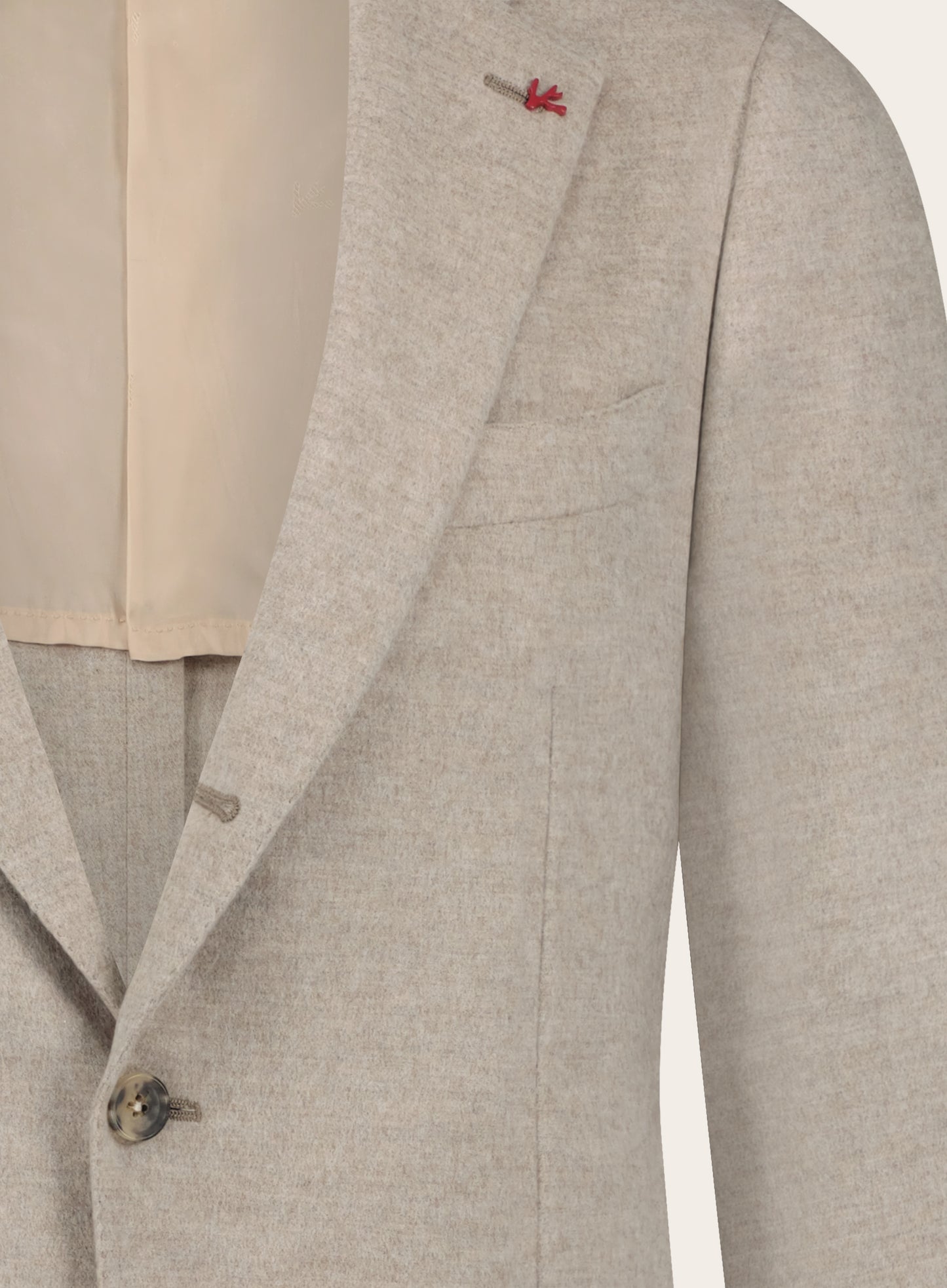 Wollen jasje | Beige