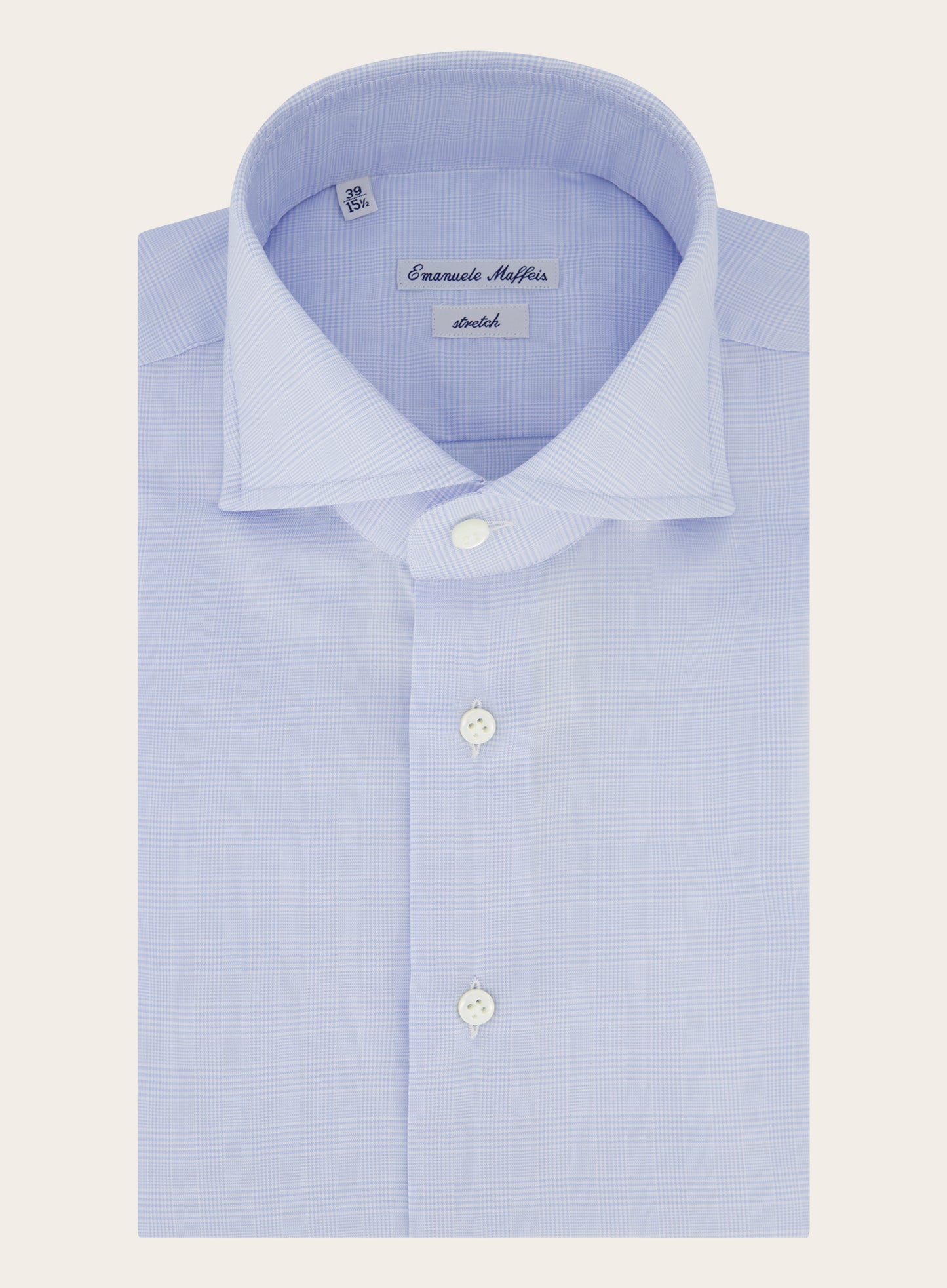 Regular-fit stretch shirt | L.Blauw