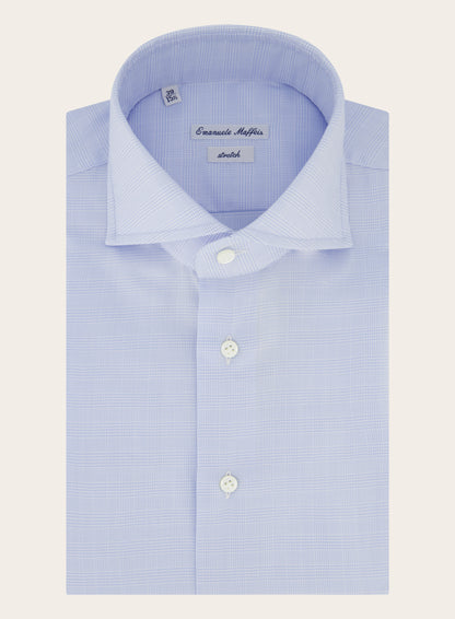 Regular-fit stretch shirt | L.Blauw