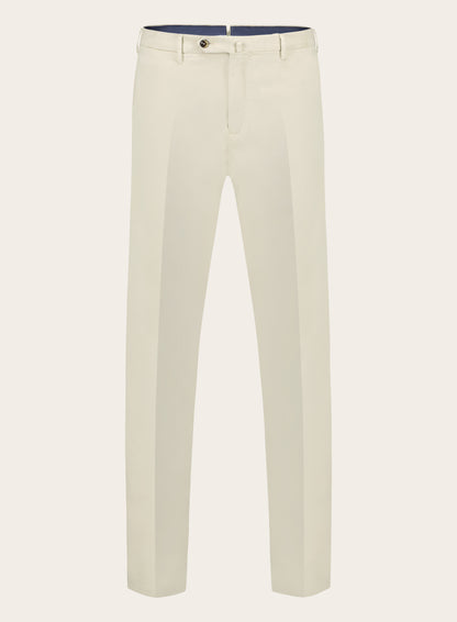 Slim-fit stretch pantalon | L.Beige