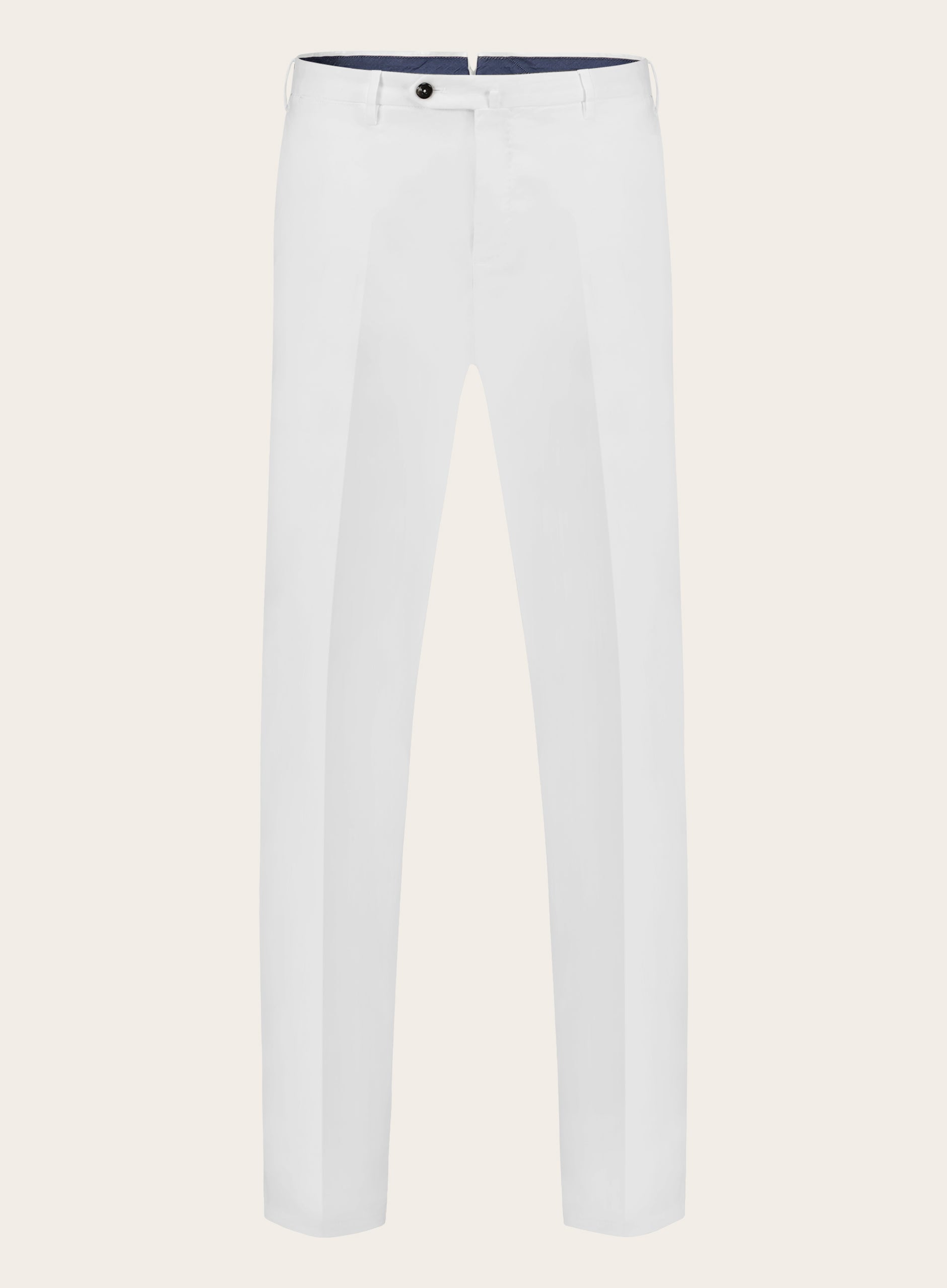 Slim-fit stretch pantalon | Wit