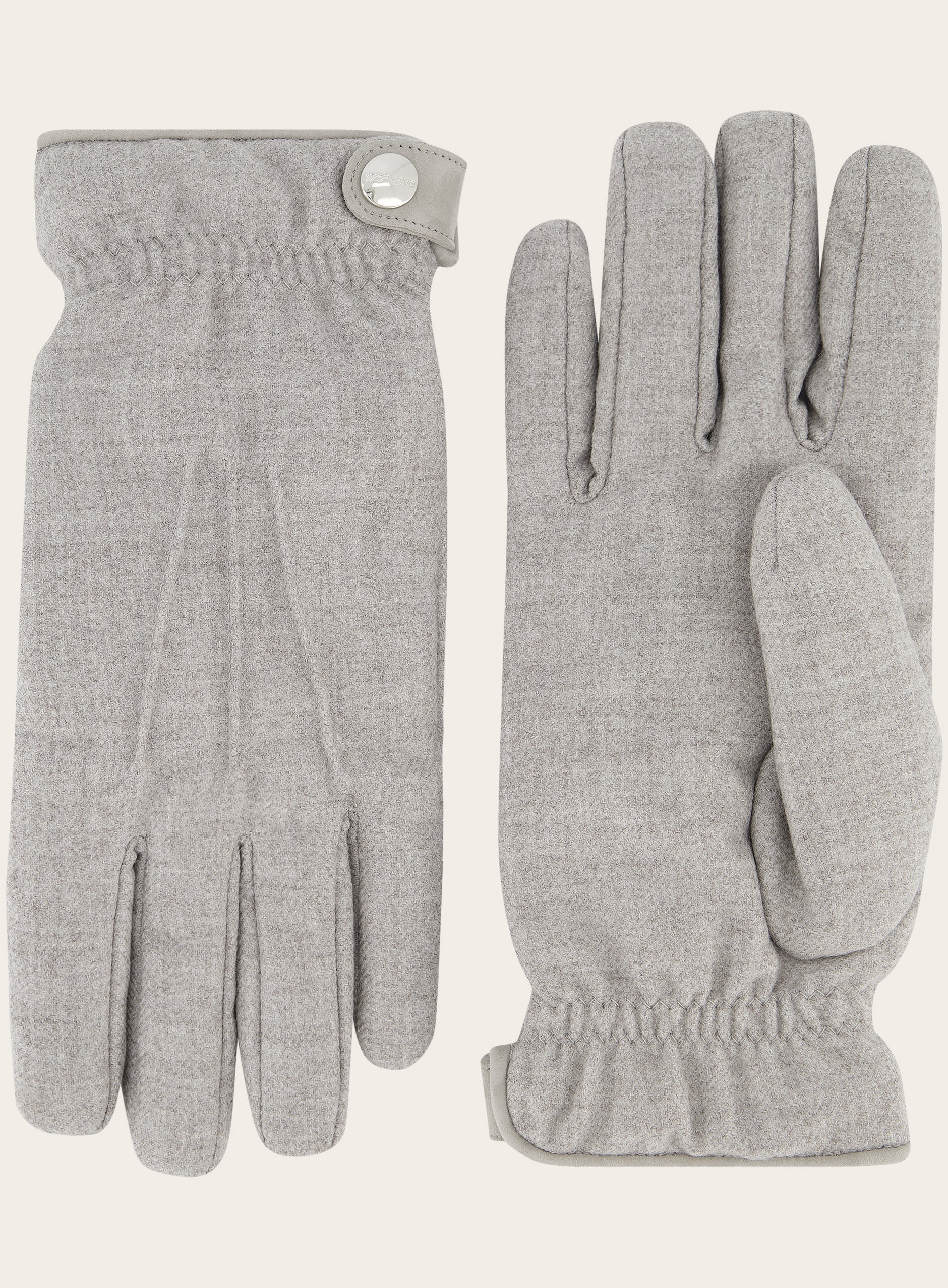 Handschoenen van wol en cashmere | Grijs