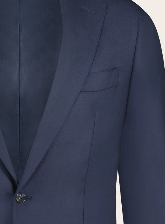 Slim-fit pak van wol | BLUE NAVY