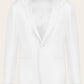 Slim-fit dinner jacket van wol | Wit