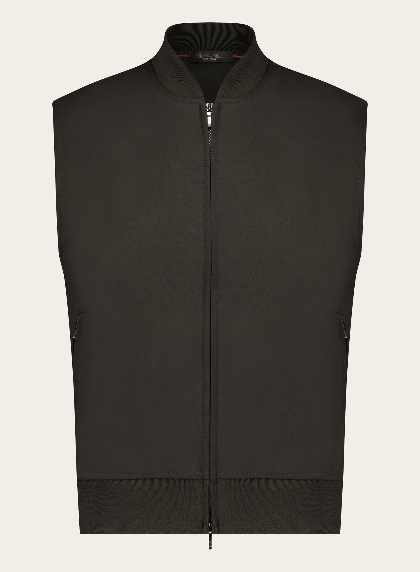 Regular-fit Holburn bodywarmer van wol | D.Groen