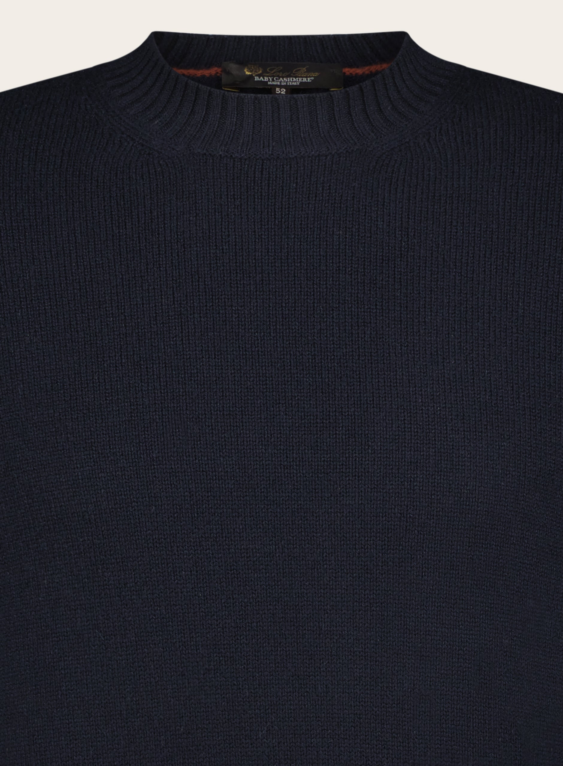 Regular-fit Girocollo Parksville trui van cashmere | BLUE NAVY