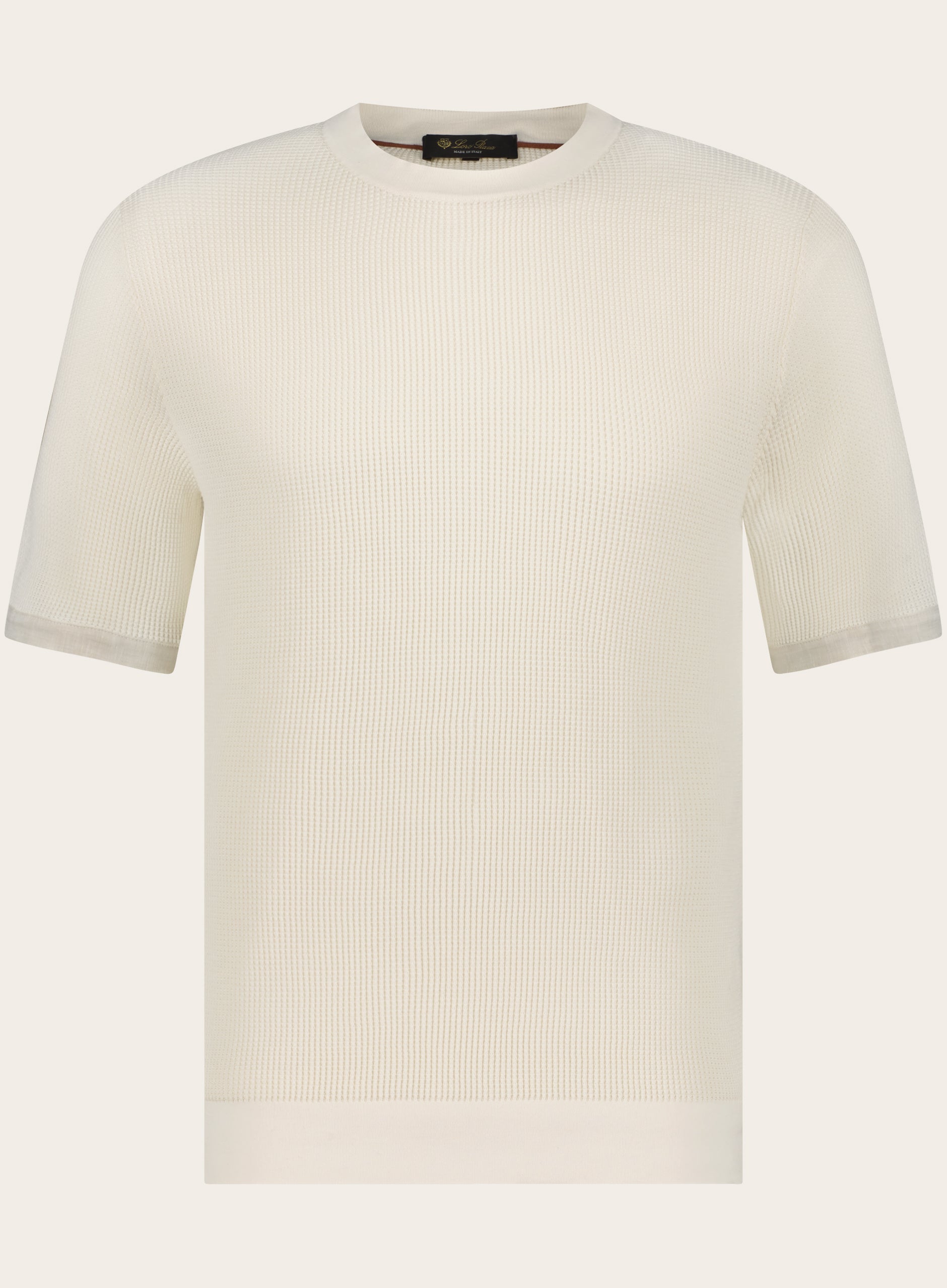 Regular-fit knit t-shirt van katoen | Off-White