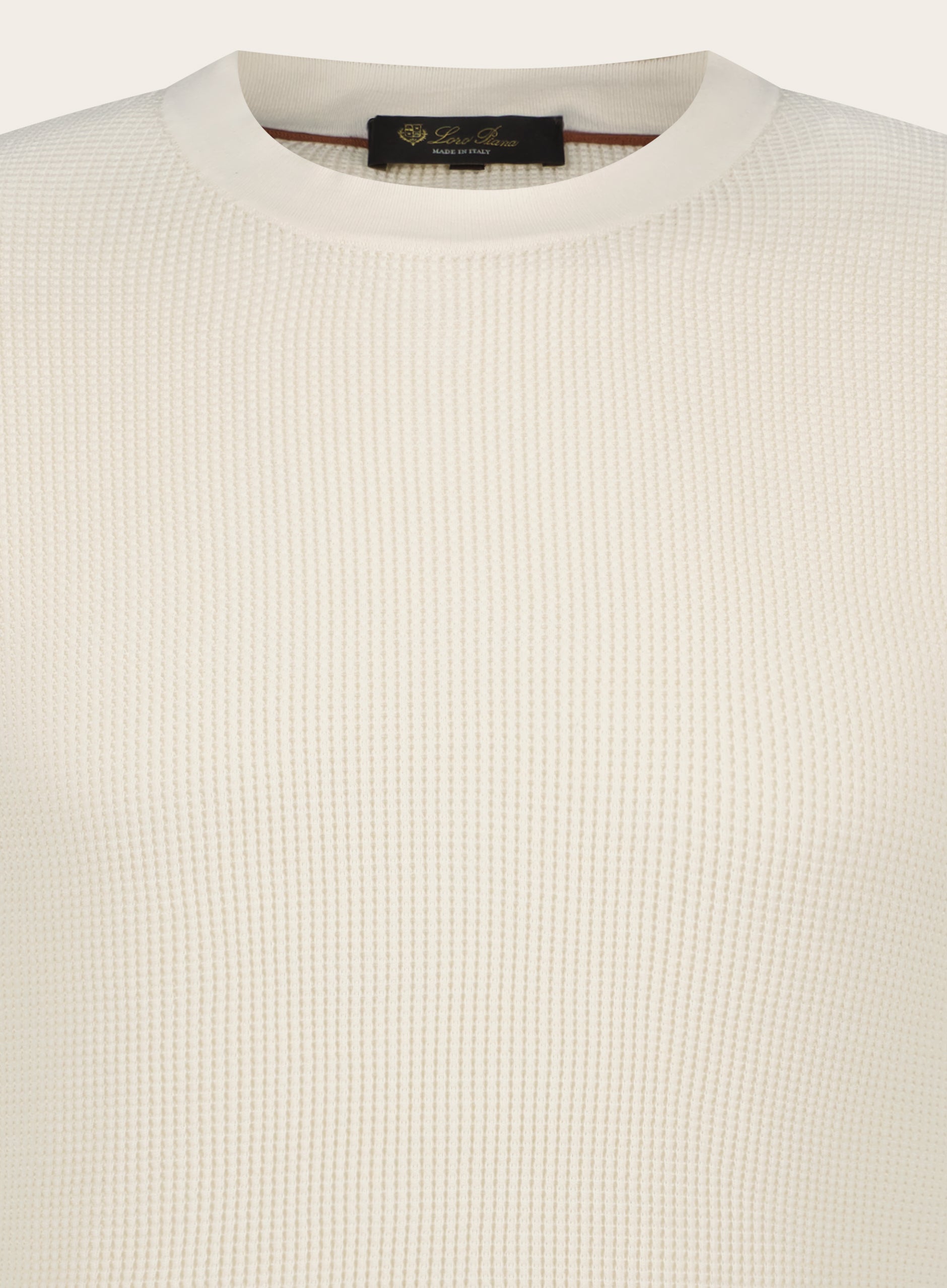 Regular-fit knit t-shirt van katoen | Off-White
