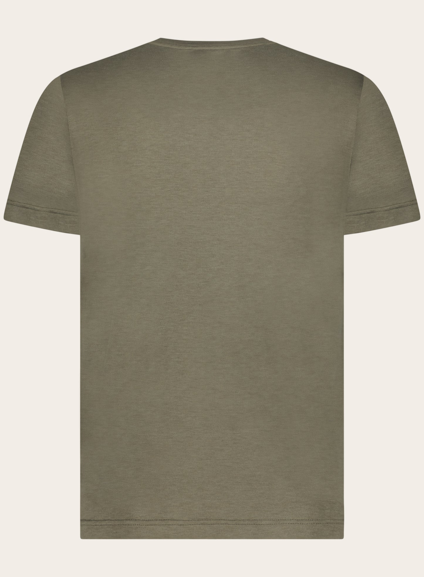 Regular-fit t-shirt van zijde en katoen | D.Groen