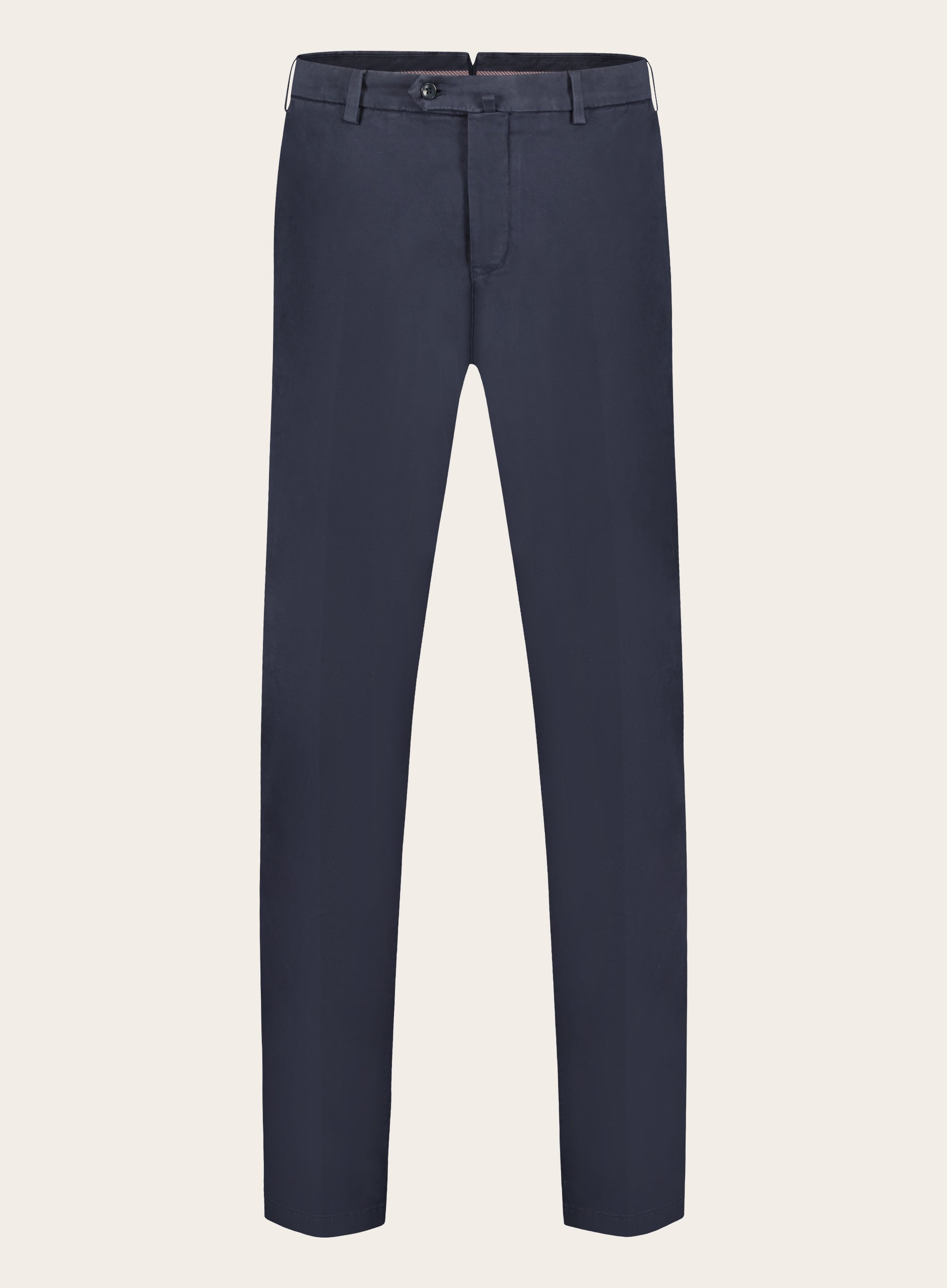 Slim-fit Pantaflat broek van katoen | BLUE