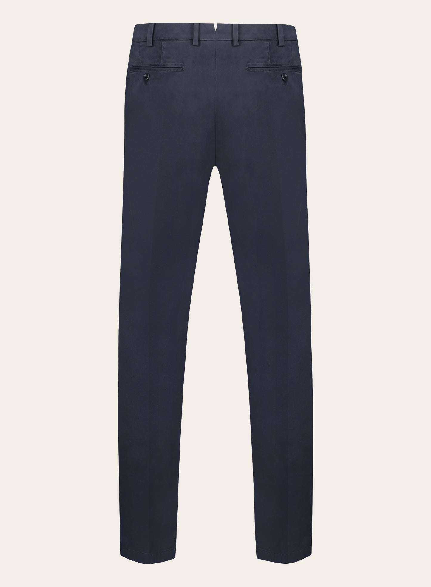Slim-fit Pantaflat broek van katoen | BLUE