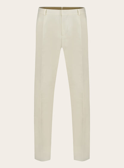Regular-fit City Two Pinces broek van katoen | Off-White