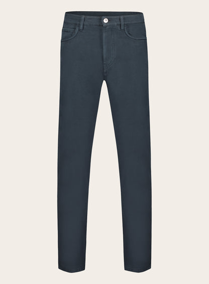 Regular-fit Quarona 5-pocket broek | BLUE NAVY