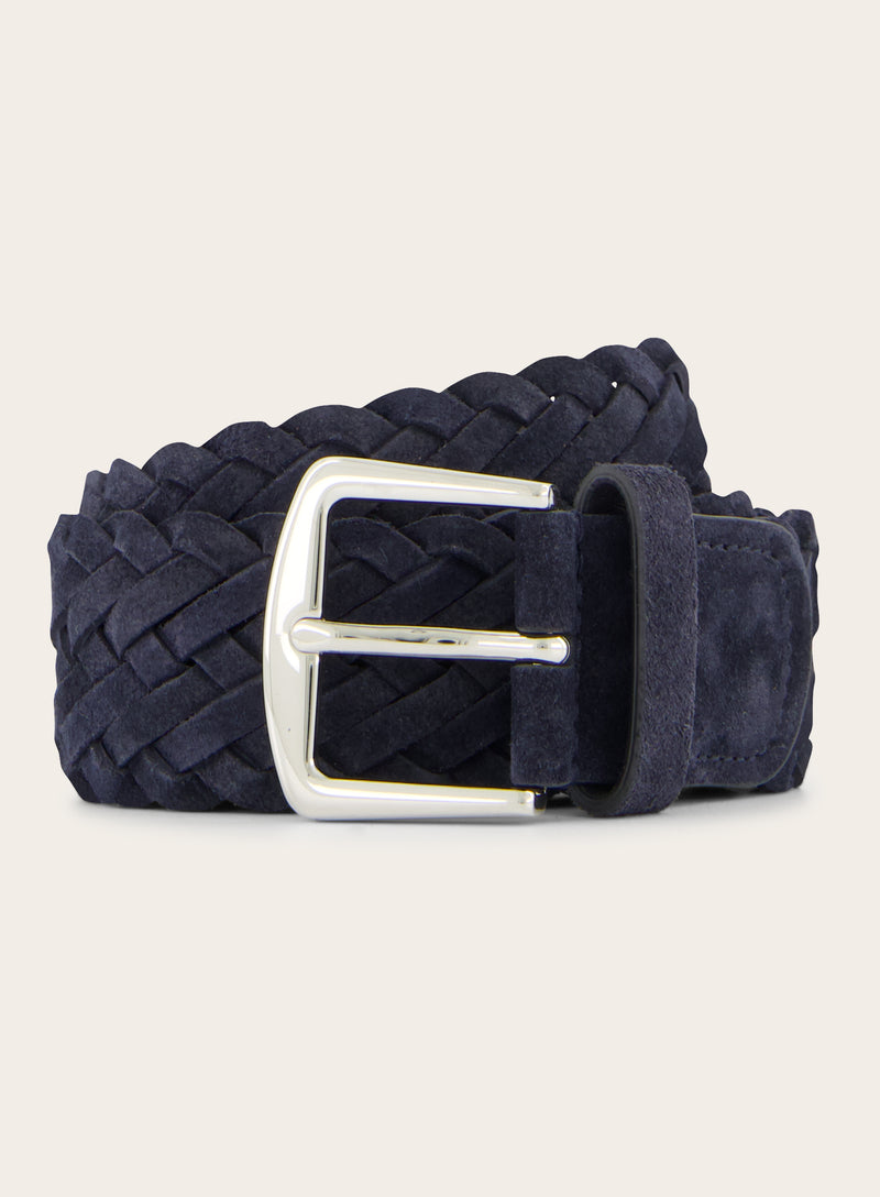 Braided Alsavel suede belt