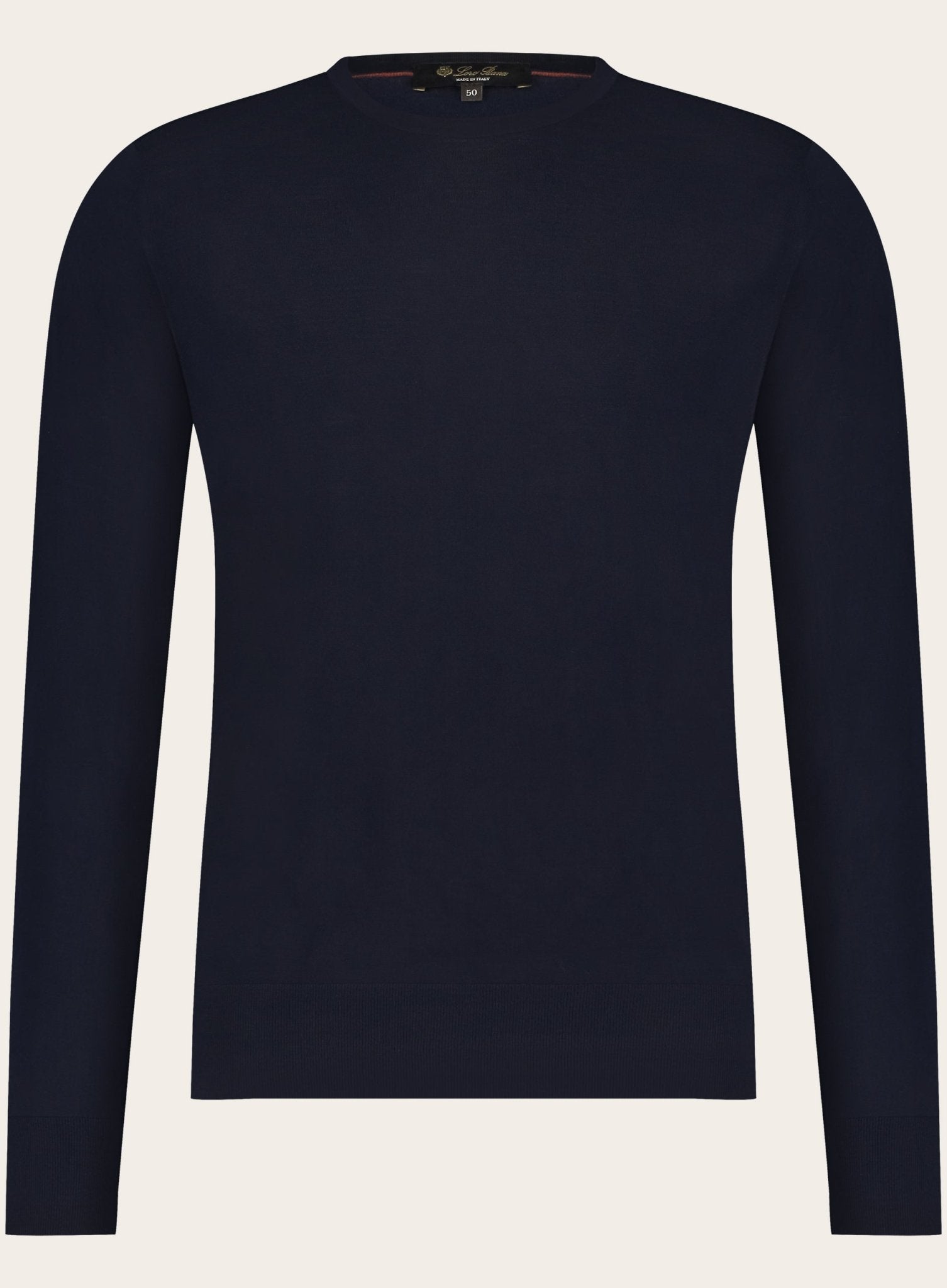 Crewneck van wol | Blauw