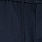 Jog pantalon van zijde en katoen | BLUE NAVY