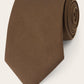 Classic Jacquard stropdas van zijde | Bruin