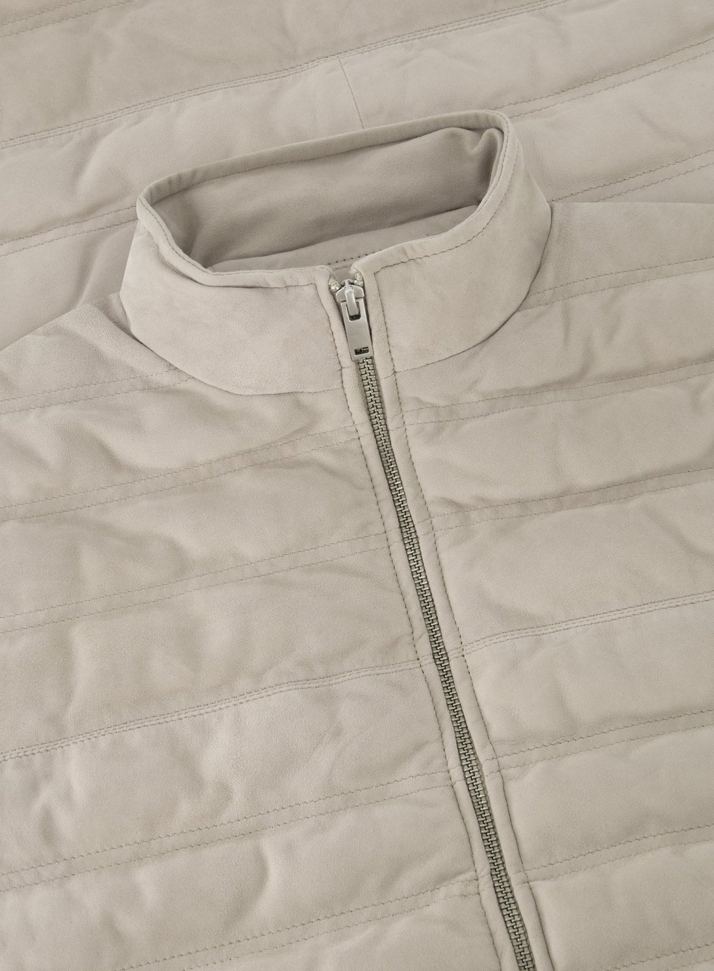 Bodywarmer met opstaande kraag | Beige 