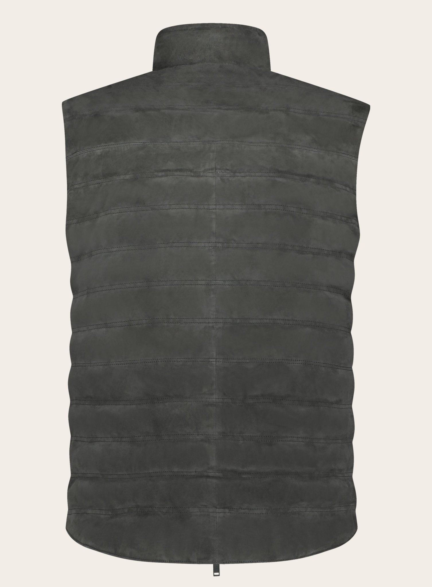 Bodywarmer met opstaande kraag | WARM GREY